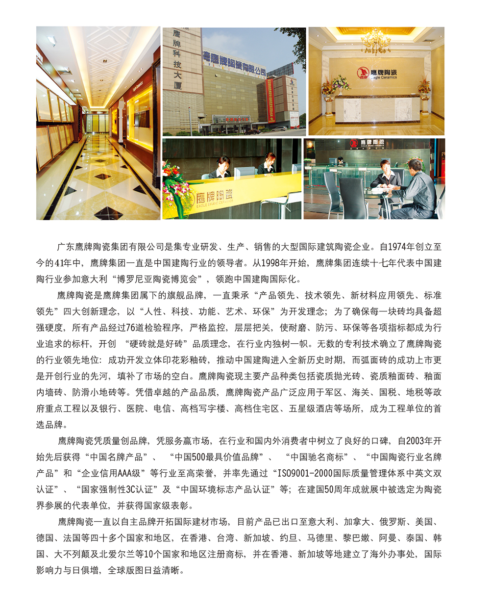 鹰牌瓷砖地砖